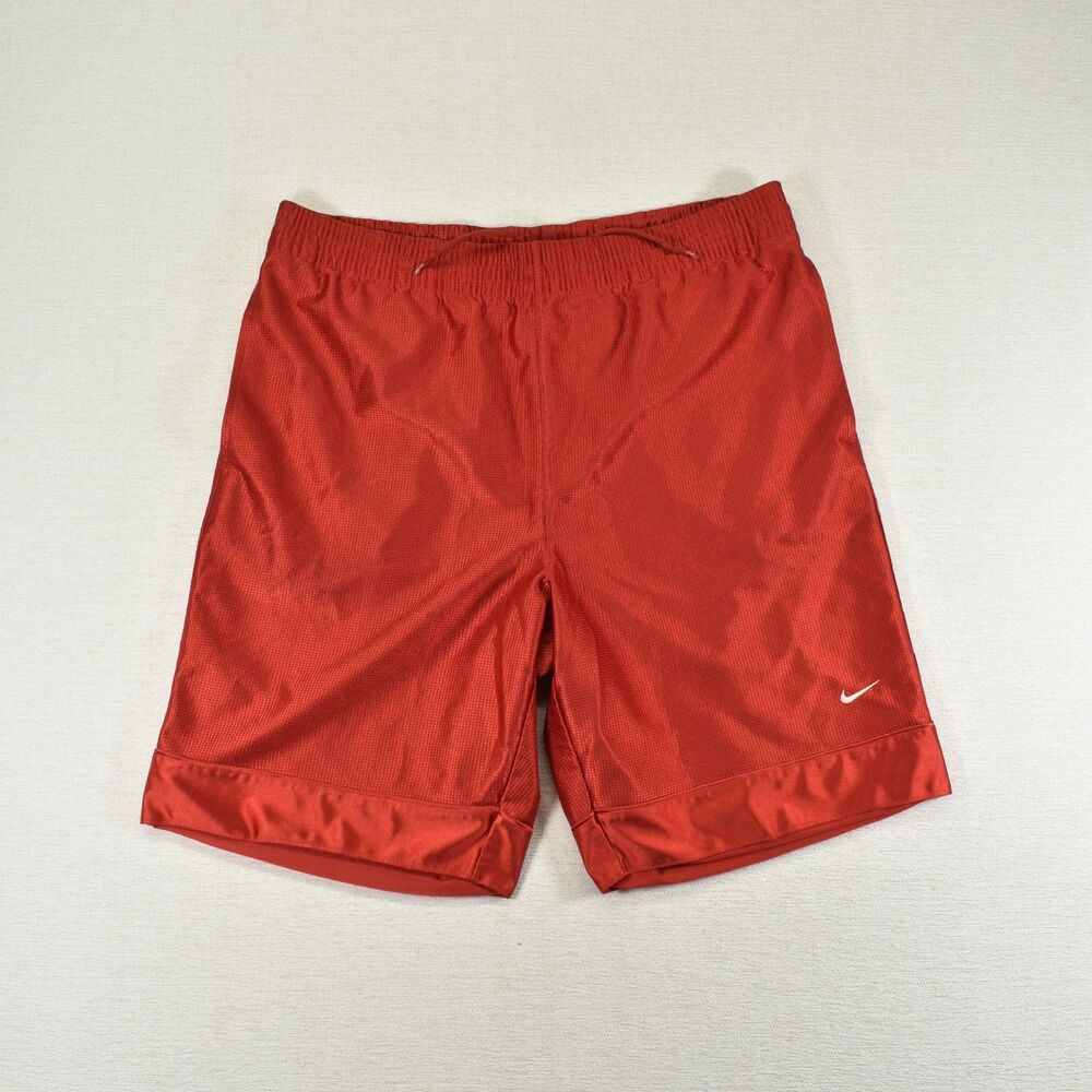 Vintage Nike Basketball Shorts Medium Y2K Shiny Silky Dazzle Long Loose Baggy